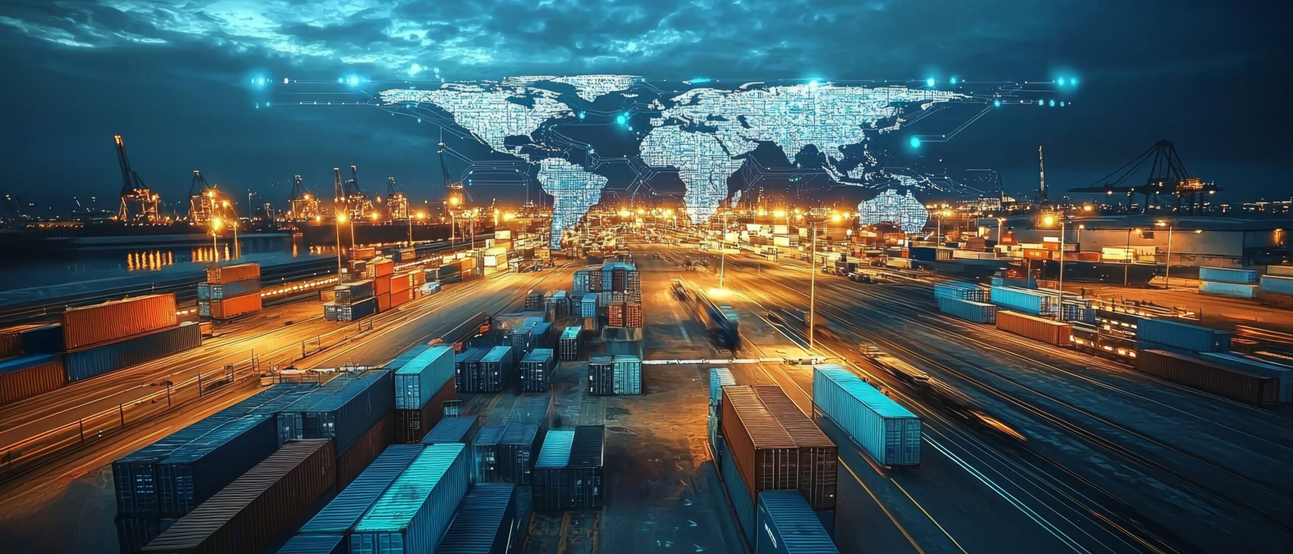 Stylized map of the world showing BQCIS global network