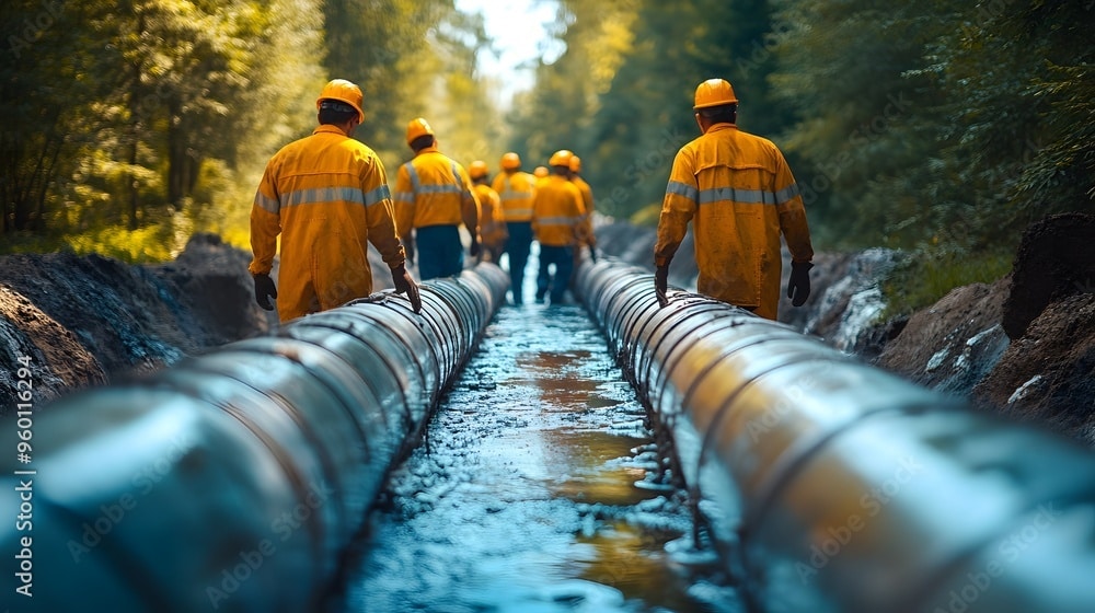 Oil refinery representing the Energy & Commodities sector.