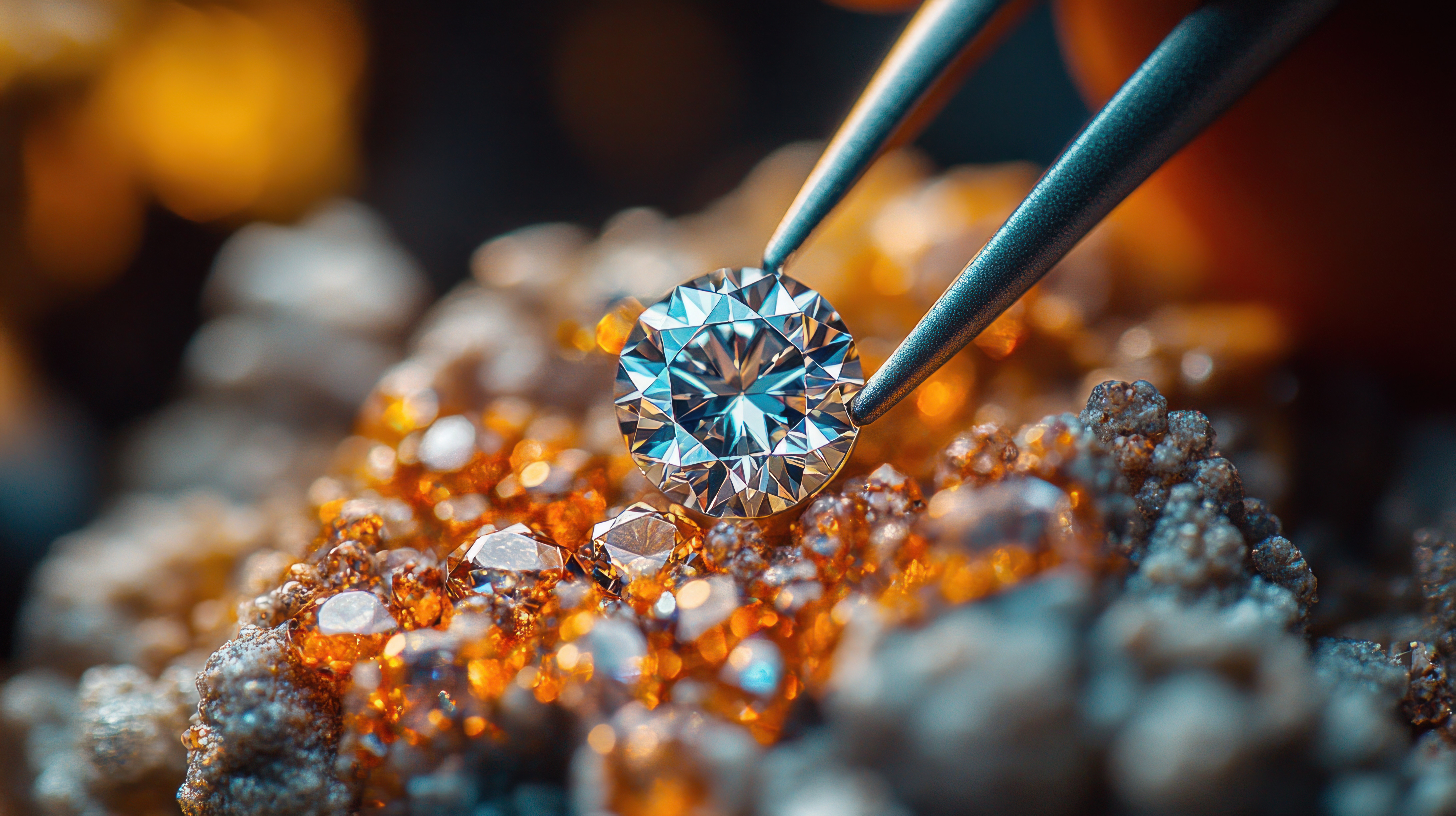 Gold bars representing precious metals assaying